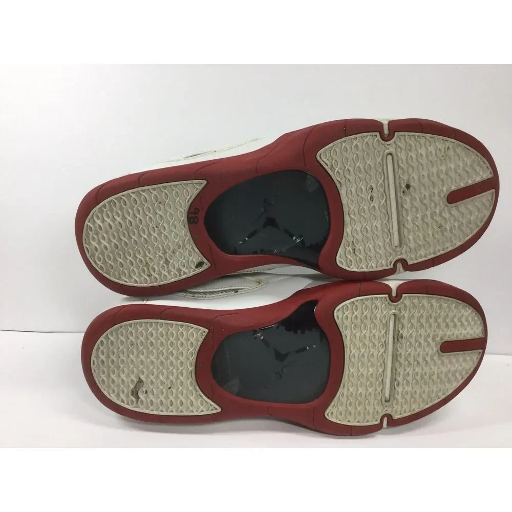 Air Jordan B-2rue Basketball Shoes Mens Size 14 white‎ red Sneakers 312523-104